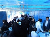 نزدیک 500 نفر در ایستگاه سلامت معاونت درمان دانشکده غربالگری فشارخون و قند خون شدند