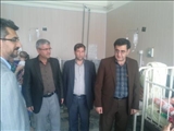 بازدید مدیرکل دفتر نظارت و اعتبار بخشی امور درمان وزارت از بیمارستانهای مراغه