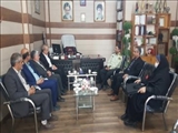 رئیس دانشکده در دیدار با فرمانده نیروی انتظامی شهرستان از تلاش های مجموعه ی نیروی انتظامی قدردانی کرد