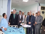 بازدید نوروزی مسولان شهرستان از زحمات کادر سلامت بیمارستان امیرالمومنین (ع)