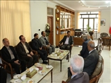 دیدار نوروزی سرپرست دانشکده و هیات همراه با فرماندار و شهردار شهرستان ویژه مراغه
