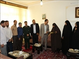 به مناسبت هفته دولت/دیدار سرپرست دانشکده با خانواده ی شهدا و ایثارگران