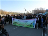 در اولین روز هفته سلامت/ پیاده روی بزرگ خانوادگی در شهرستان مراغه برگزار شد
