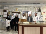 دیدار نوروزی تیم مدیریتی مرکز آموزشی درمانی شهید دکتر بهشتی با مدافعان سلامت در لحظات آغازین سال 1401