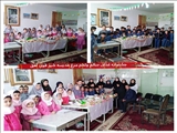 مراسم روز جهانی غذا و تخم مرغ در مدرسه شیر قوی روستای آهق برگزار گردید .