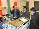 رئیس دانشکده از بخش های مختلف بیمارستان های امیرالمومنین(ع) و شهید بهشتی بازدید کرد