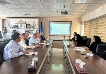 برپایی ایستگاه کنترل فشار خون در مراسم سوم خرداد سالگرد آزاد سازی خرمشهر در گلشن زهرا (س)