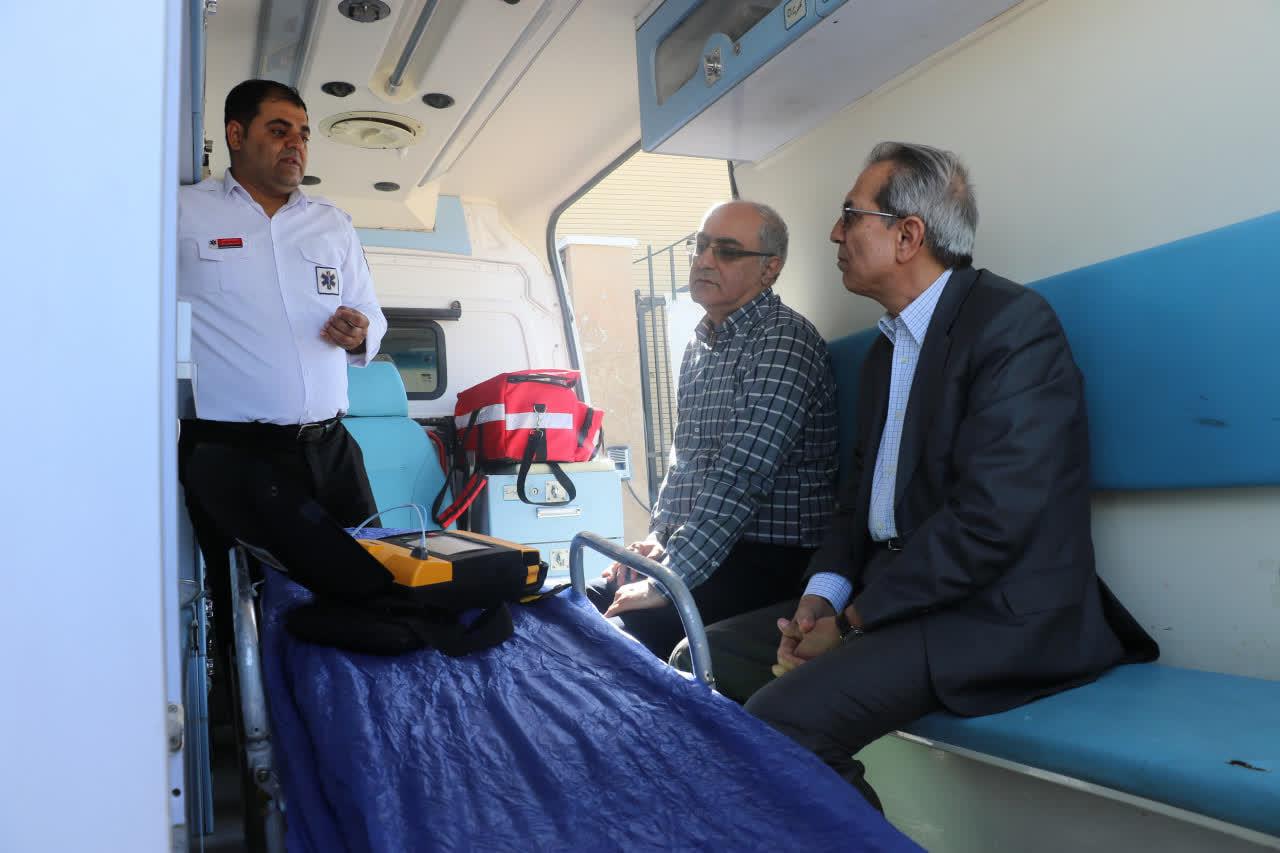 بازید رئیس دانشکده علوم پزشکی مراغه از پروژهای عمرانی در دست اجرا